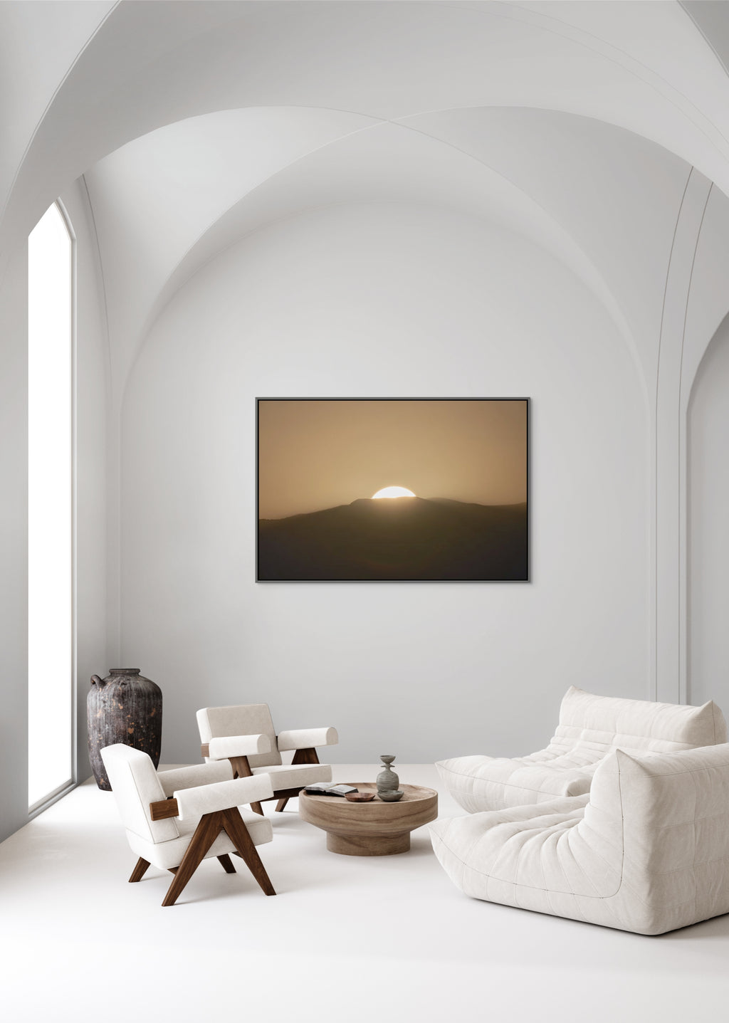 Amber Meridian - Golden Hour in the Rockies by Manuel Villa. Warm Western Wall Art available on Museum Acrylic, Metal, and Paper.