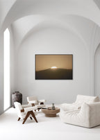 Amber Meridian - Golden Hour in the Rockies by Manuel Villa. Warm Western Wall Art available on Museum Acrylic, Metal, and Paper.